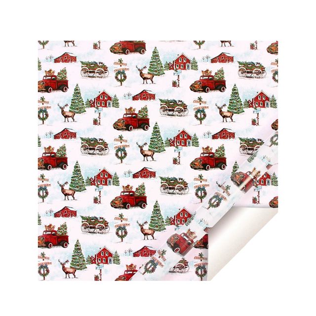 50x76cm Vintage Kraft Wrapping Paper Christmas Gift Wrapping Paper