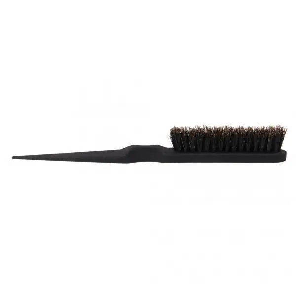 Professional Hairdressing Teasing Back Combing Hairbrush Comb Black