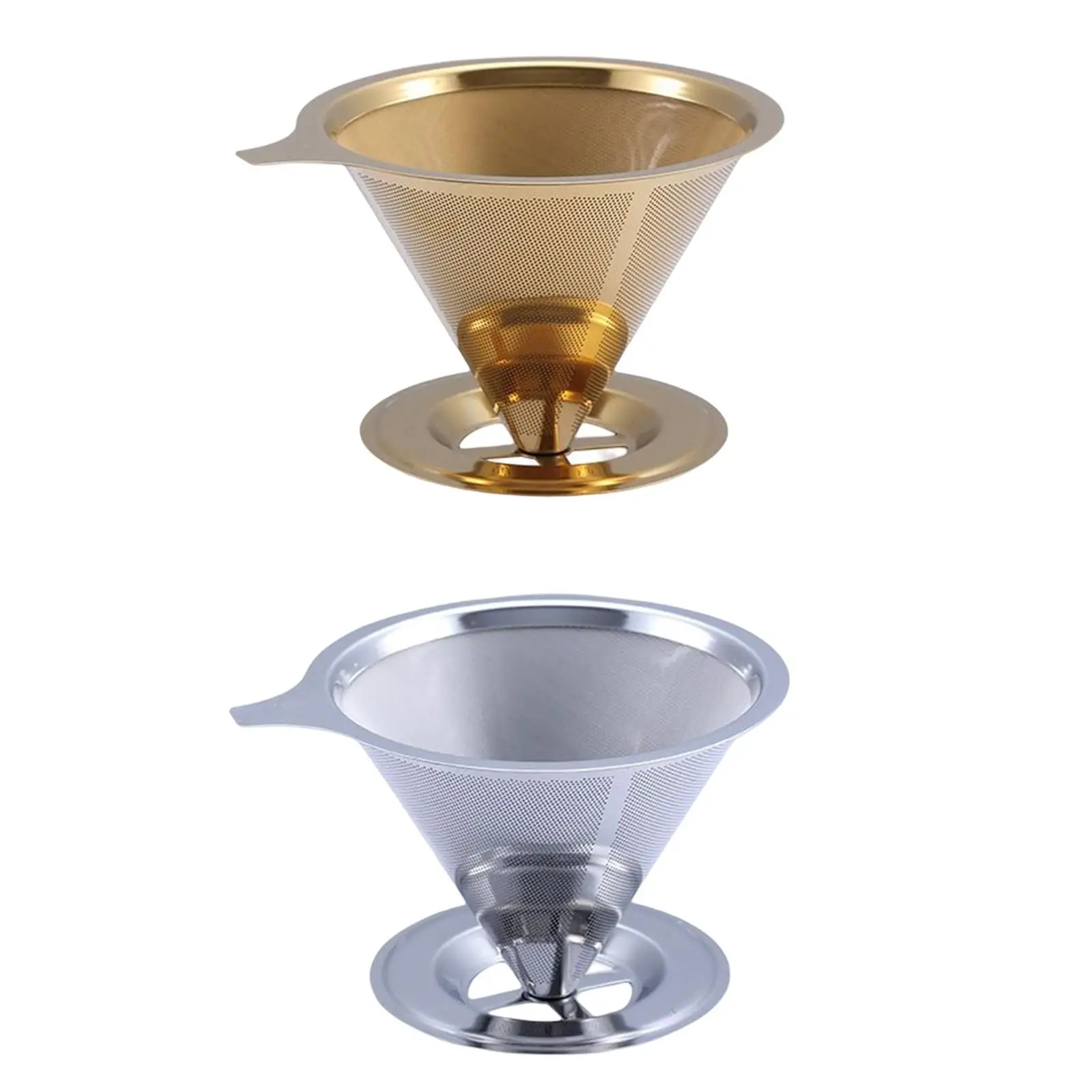 Coffee Filter, Reusable Coffee Dripper, Stainless Steel Drip Coffee Filters,