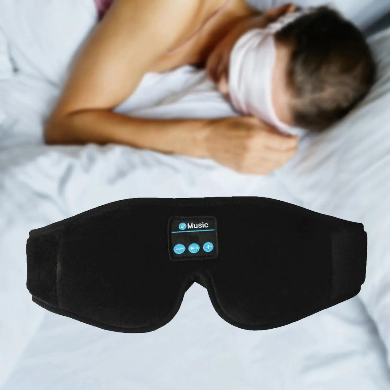  Bluetooth 5.0 Stereo Speakers  Earphone Bluetooth Eye  for Meditation Air Travel Men Women