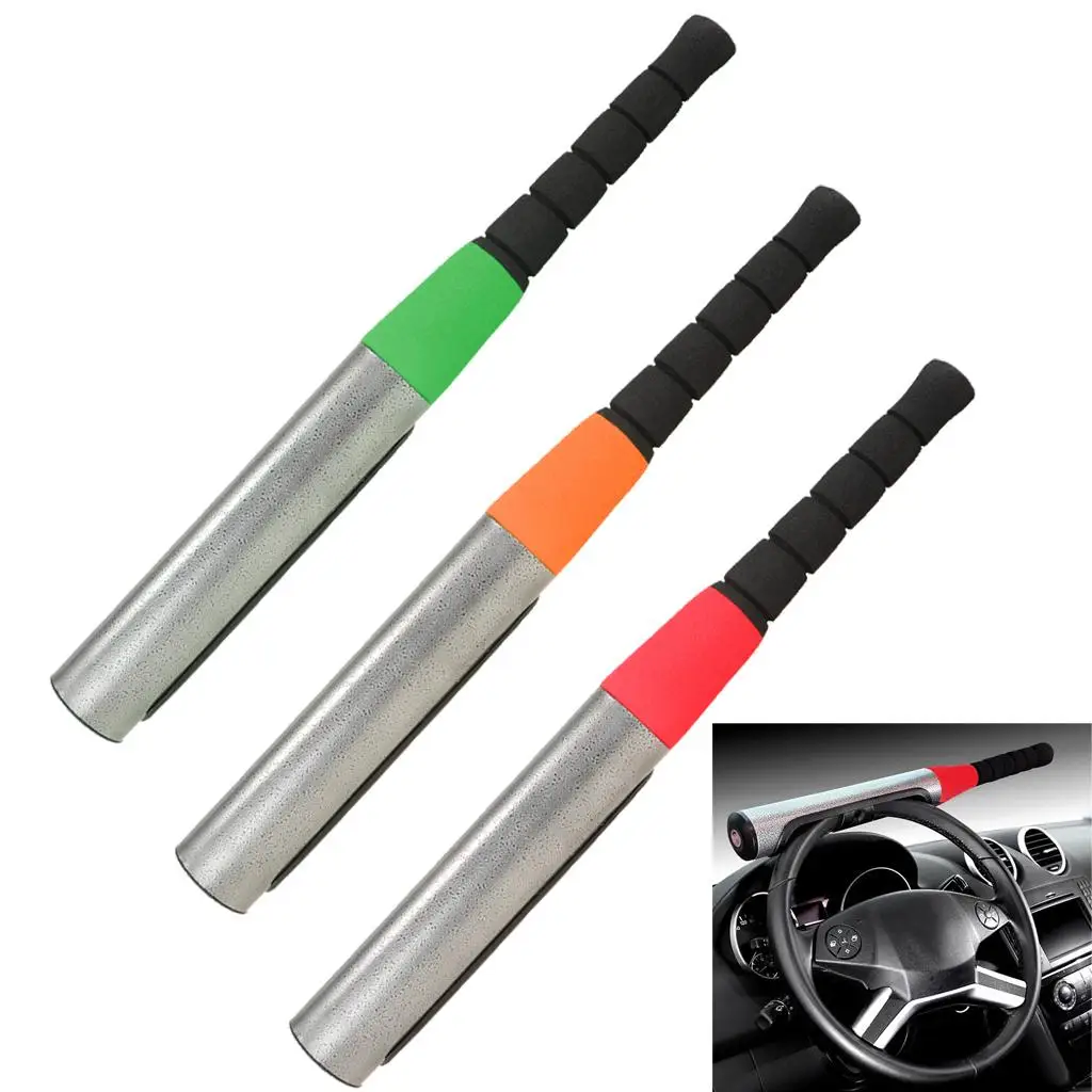 Universal Car Vehicle Baseball Steering Wheel Lock Anti-3 Colors Available for Auto Car  610mm Durable