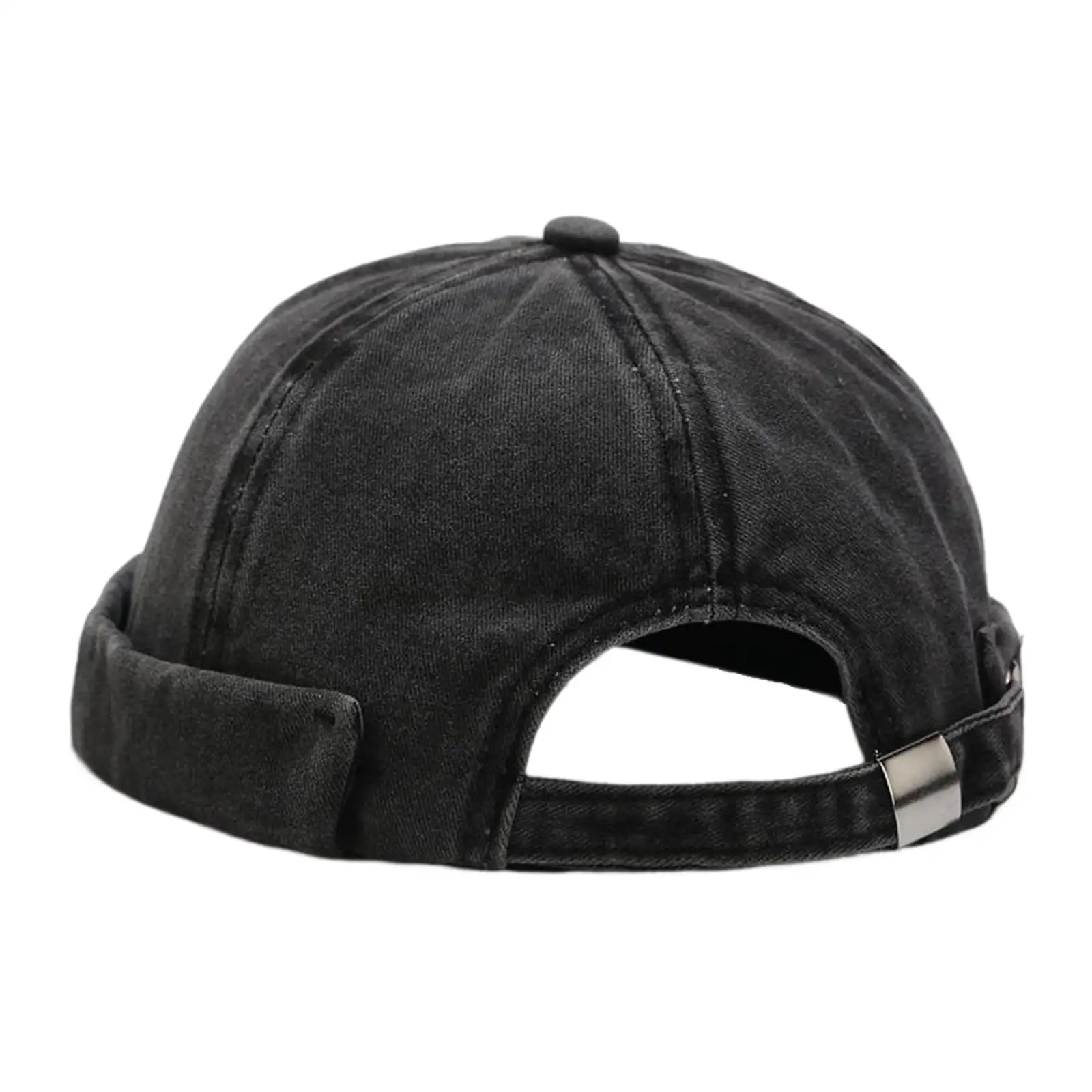 Fashion Brimless hat  Docker Hat  Adjustable  Streetwear Hat Rolled Cuff Men Women