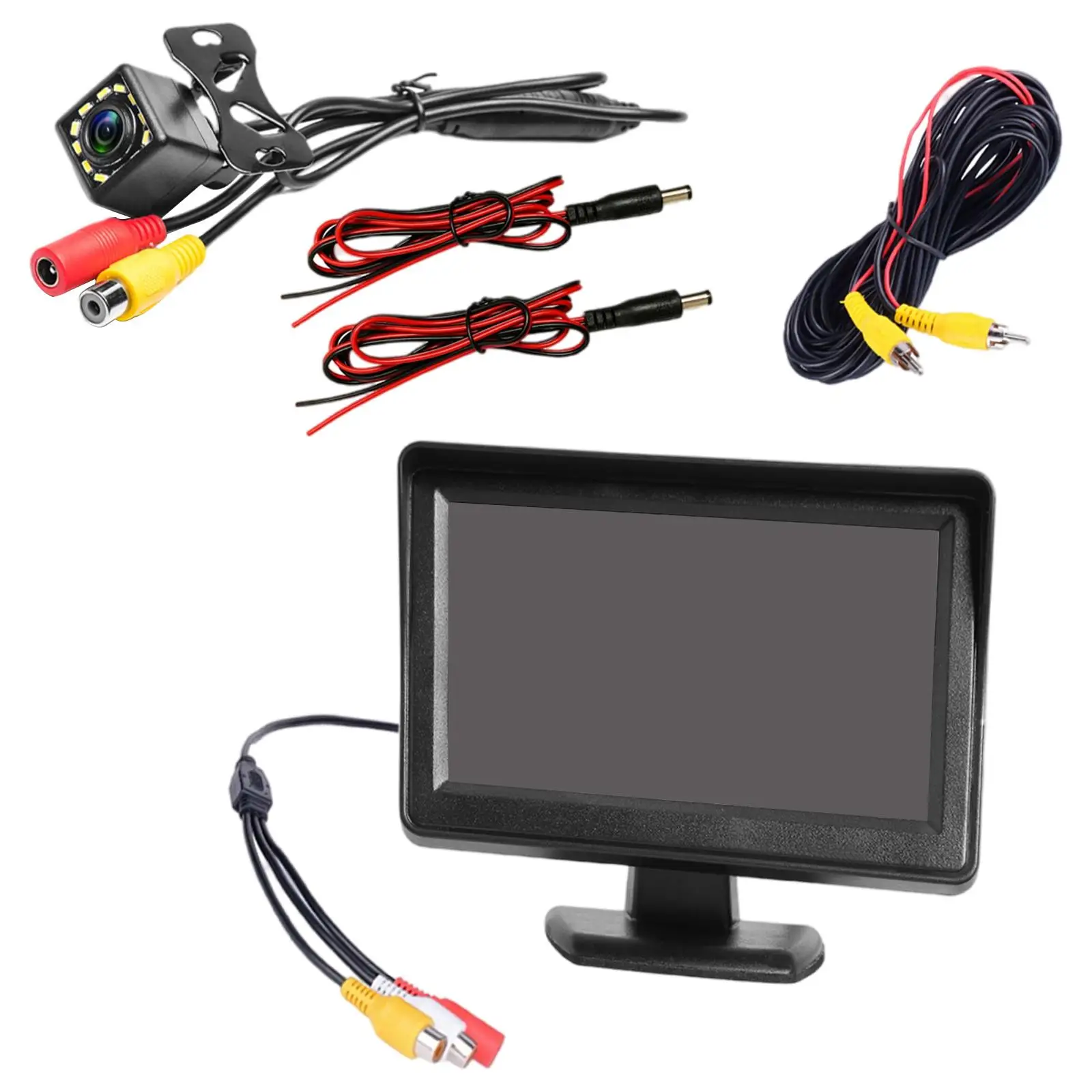 Rear View Monitor Screen 4.3 inch Waterproof for Parking SUV Car Owner