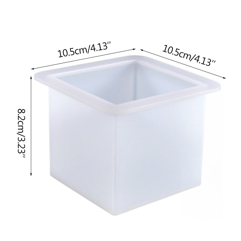 R3MC Cube Specimen Tabletop Ornaments Epoxy Resin Mold Handmade Home Decoration Silicone Mould DIY Crafts Candle Plaster Mold