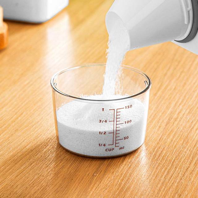 Hesroicy 1100/1800/2300 ML Laundry Powder Box with Measuring Cup Double  Seal Type Clothes Washing Detergent Dispenser Daily Use 