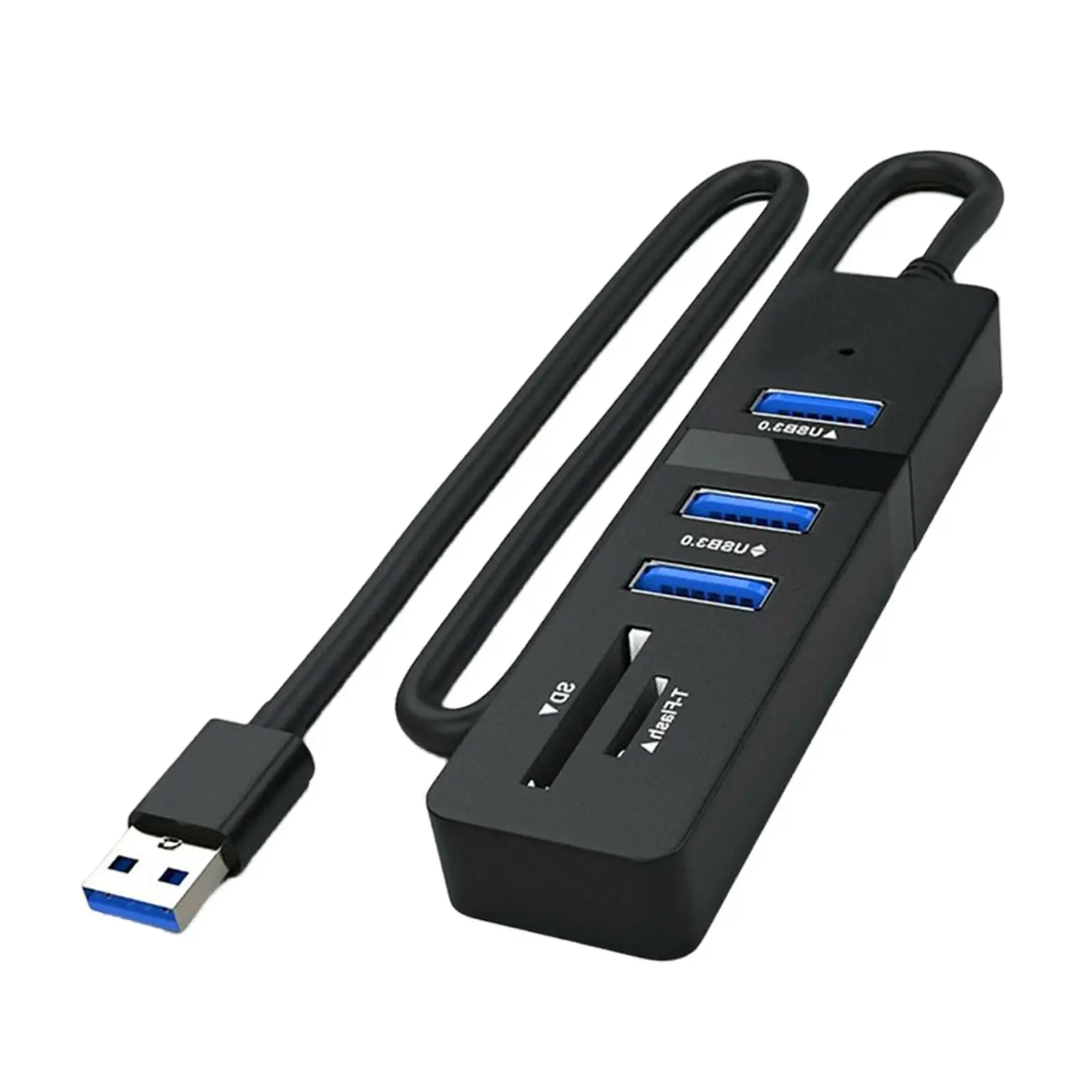 Portable three ports USB 3.0 Hub Compact Expansion Multi Splitter Plug and easy to Set data USB Hub for Computer Desktop