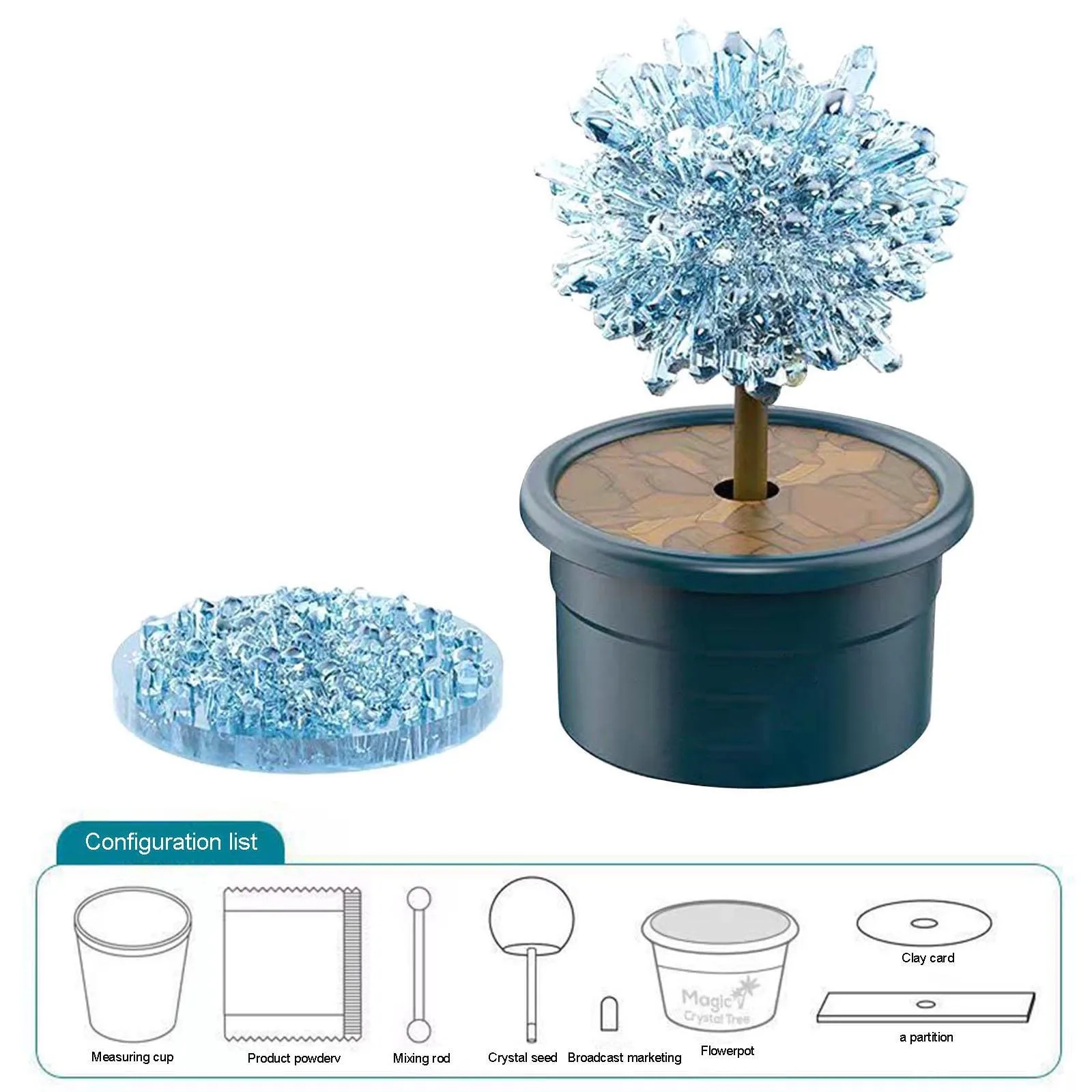 Crystal growing activities kit tree science experiments children gifts 