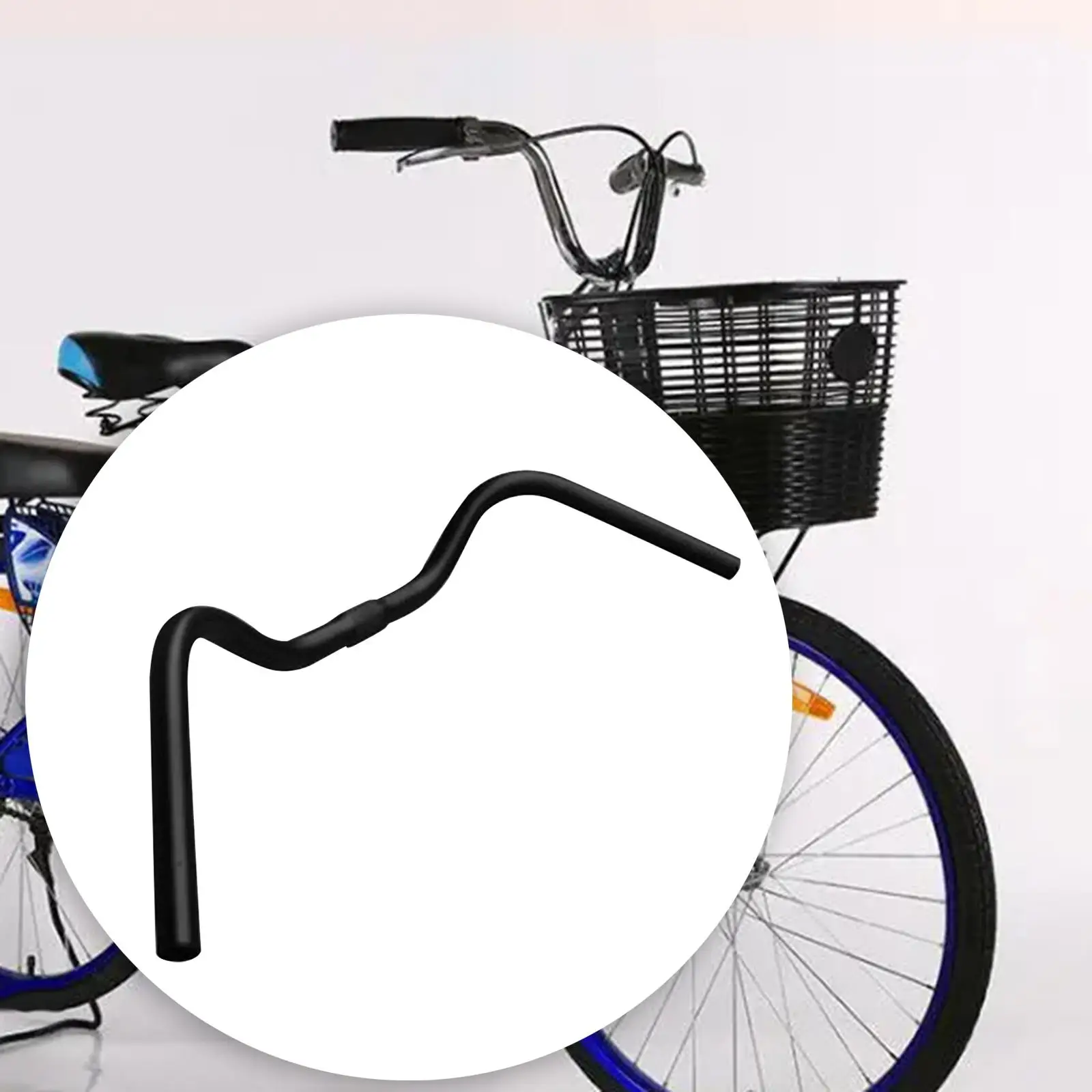 Bicycle Handlebars 25.4mm Clamp Premium Lightweight Bike Riser Handlebar for Mountain Road Bikes Outdoor Riding Accessories