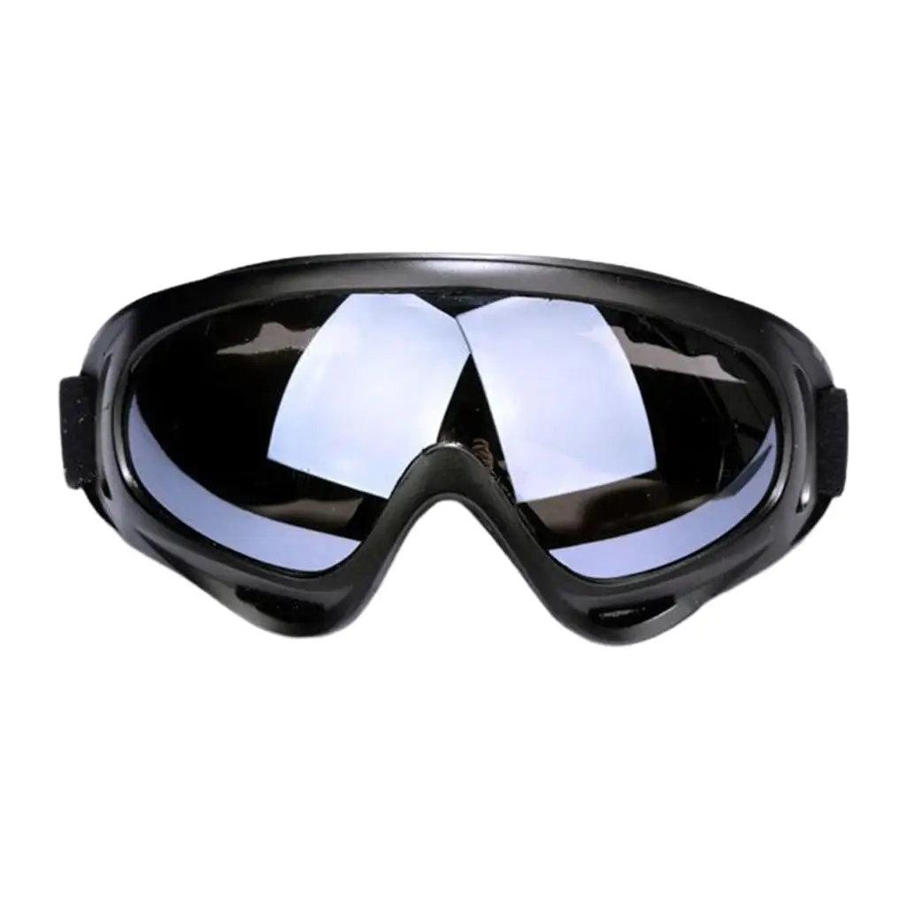 4 Goggles, Snowboard Motorcycle Goggles for Unisex, Snow Goggles Glasses with   Lens, Wind Resistance Dust-Glasses