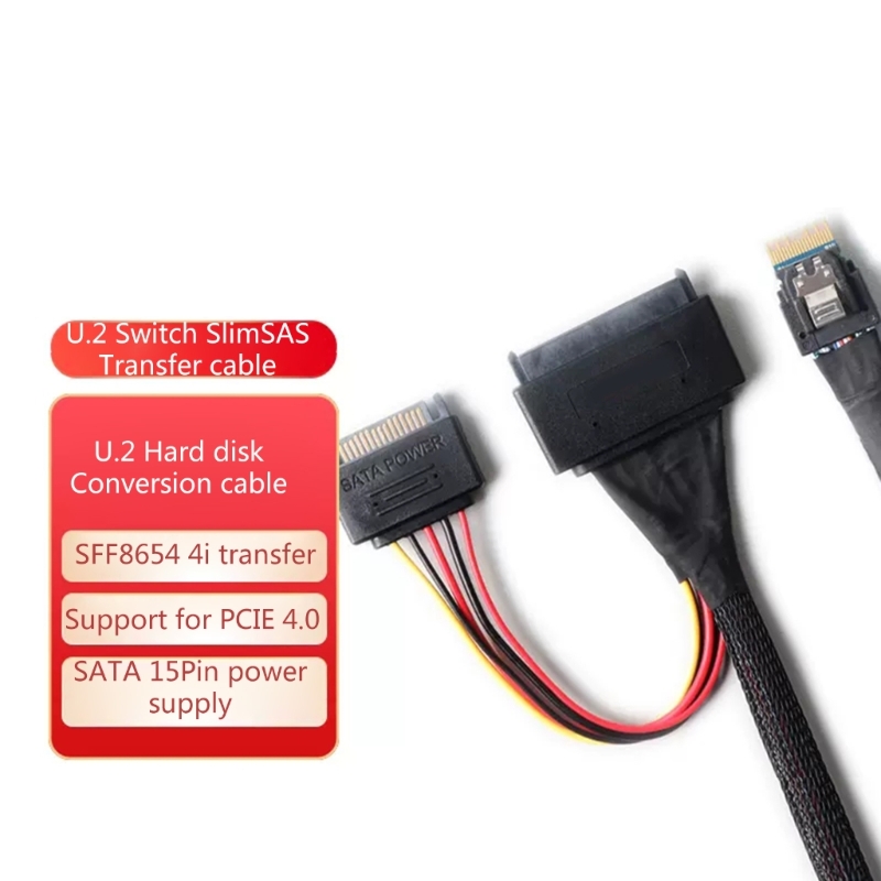 15 pinos Linha 32AWG SSD PCIE4.0 cobre estanhado