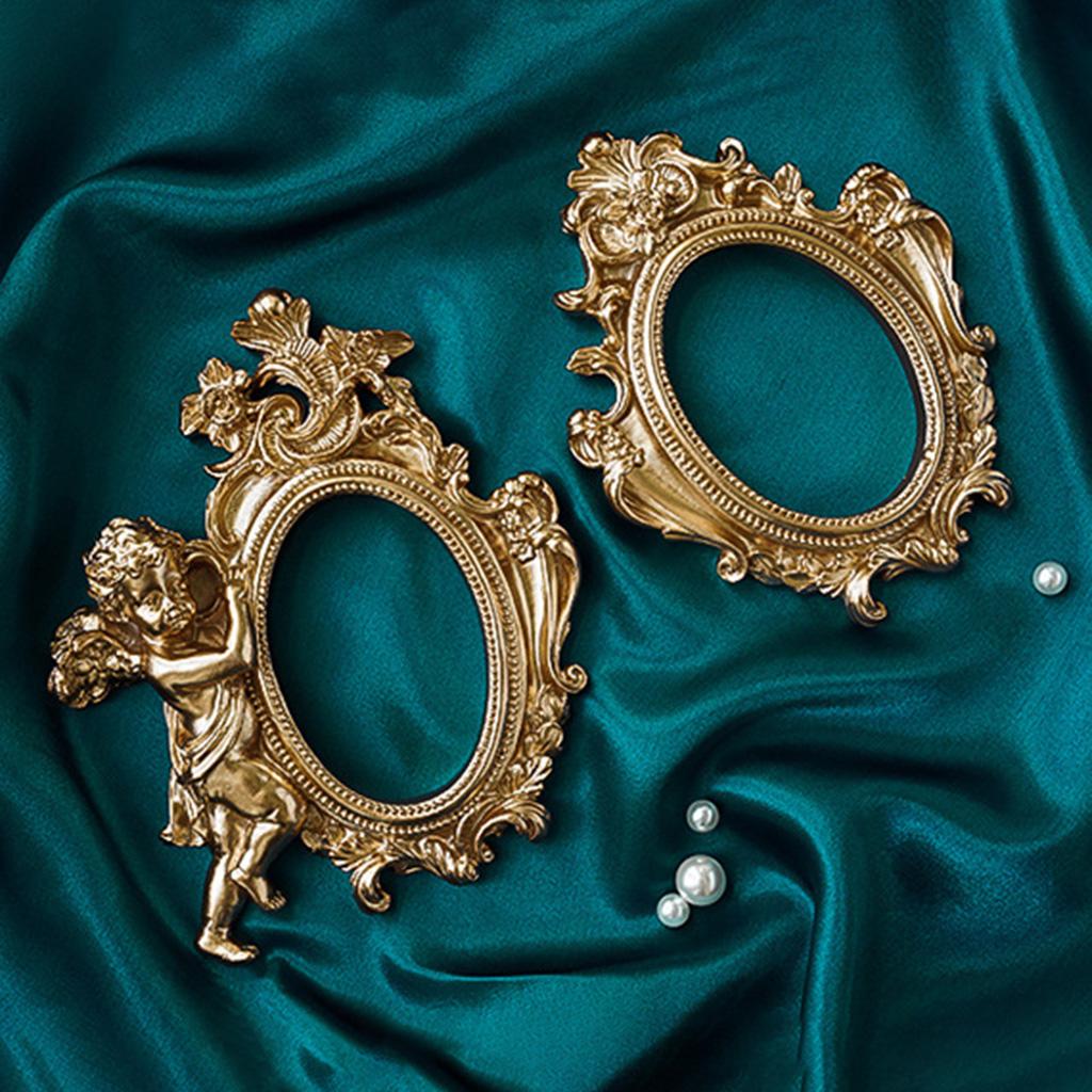 Title 5, Vintage Frame Resin Baroque Antique Photographi...