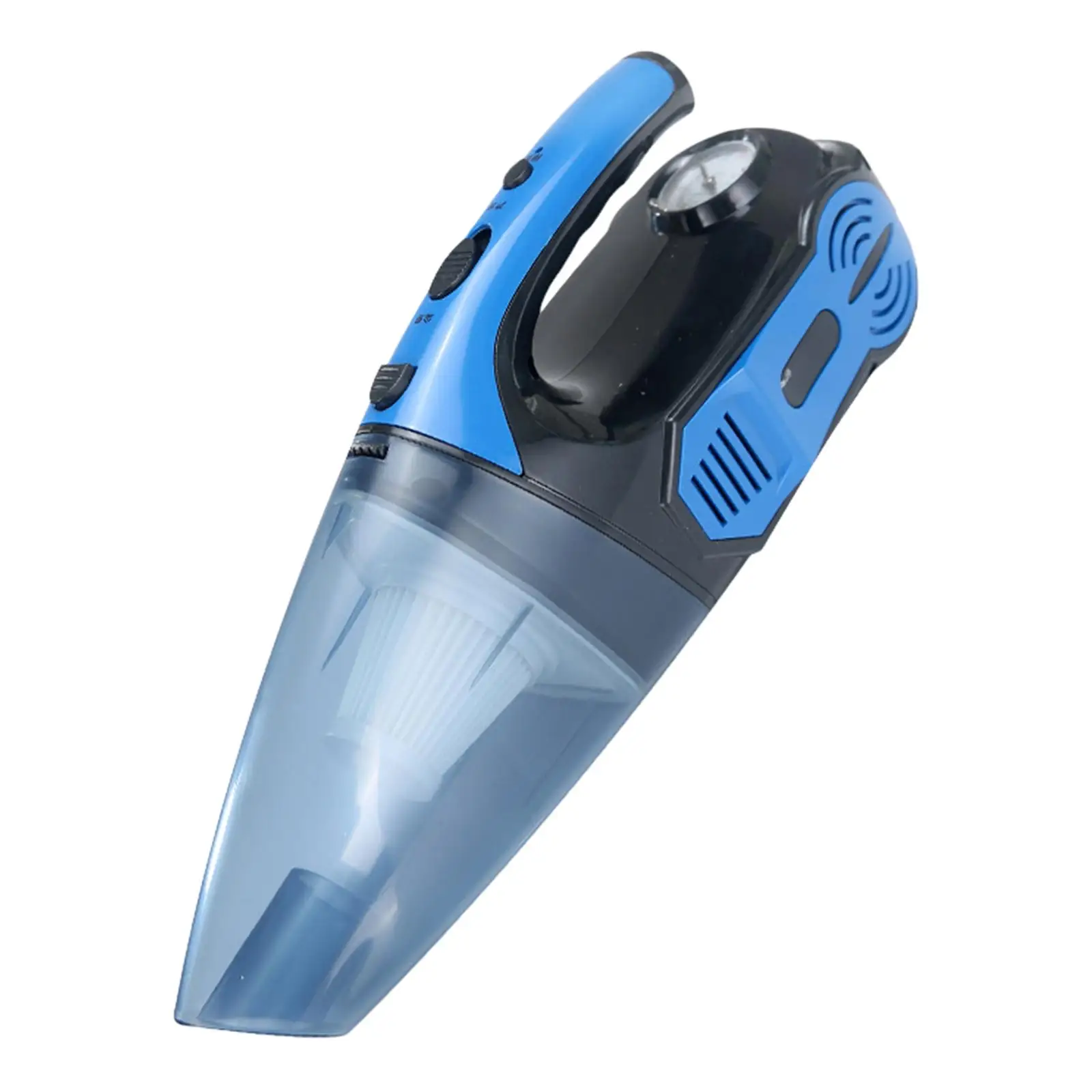4-In-1 Car Vacuum Cleaner Tire Inflator High Power High-Power Handheld Mini Vacuum Fit for Vehicle Home Office Sofa Pet Hair