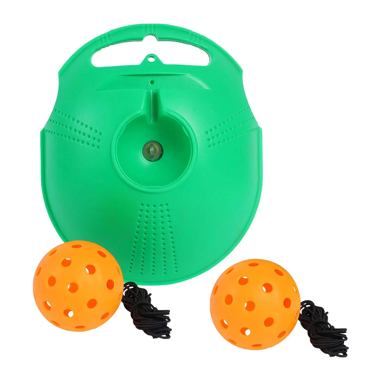 Pickleball Trainer with 40 Holes Pickleball Ball Portable with Handle Convenient Pickleball Accessories for Exercise Training