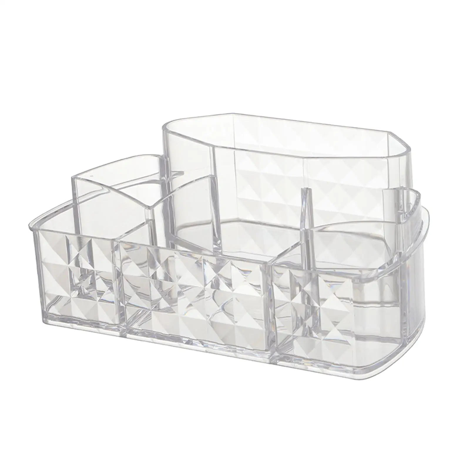 Makeup Organizer Transparent Compact Holder Cosmetic Storage Box for Lipstick Jewelry Brushes Eyeshadow Palettes Desk