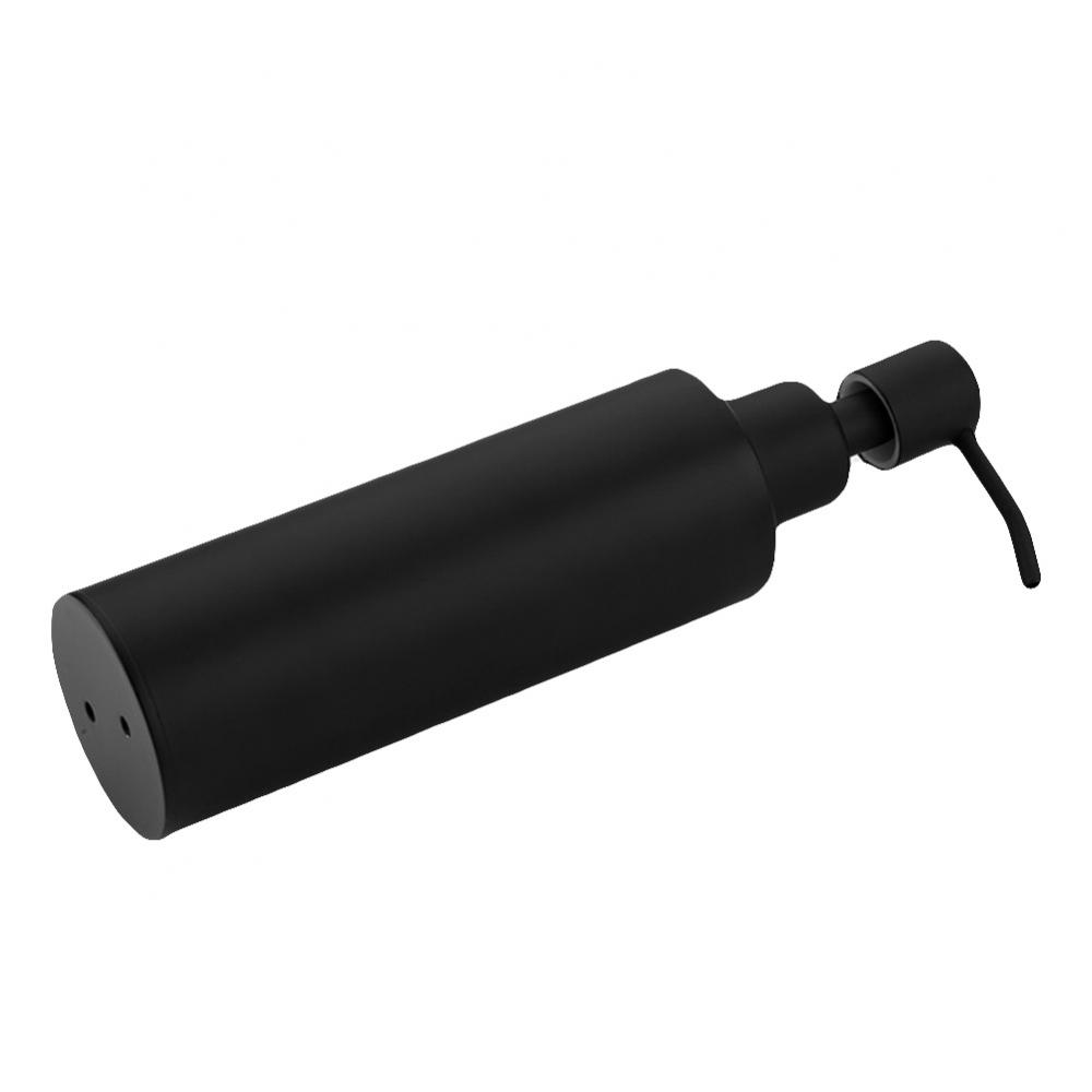 Description Picture 2 of itemSoap Dispenser 200ml Wall Mounted Pumps Stainless Steel Lotion Pump Home BathRoom Black Coated Round Bathroom Accessories