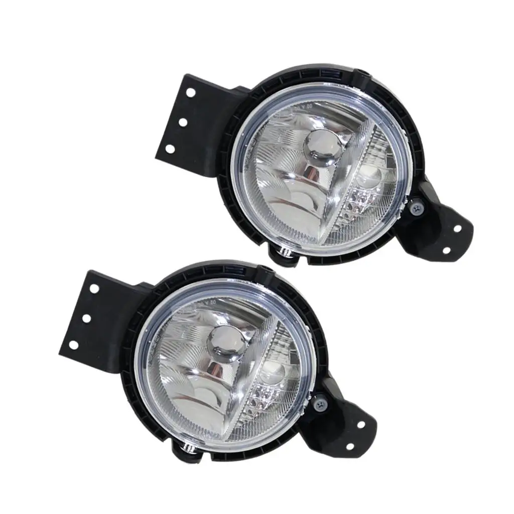 2Pcs Daytime Running Lights Fog Lamp Replacement for MINI Cooper R55 R56 R57 Durable