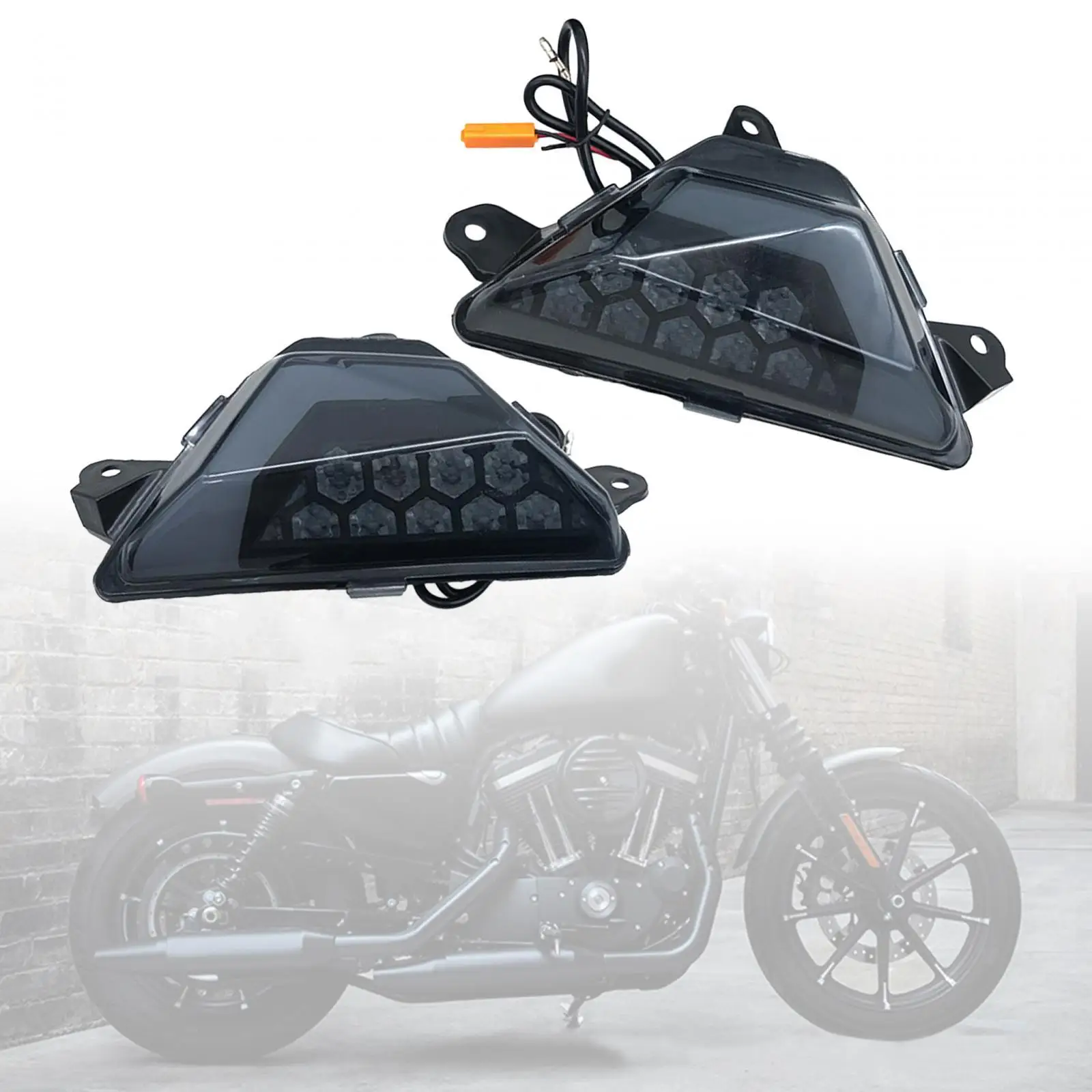 Motorcycle LED Turn Signal Light Durable Indicator Lamp for Kawasaki