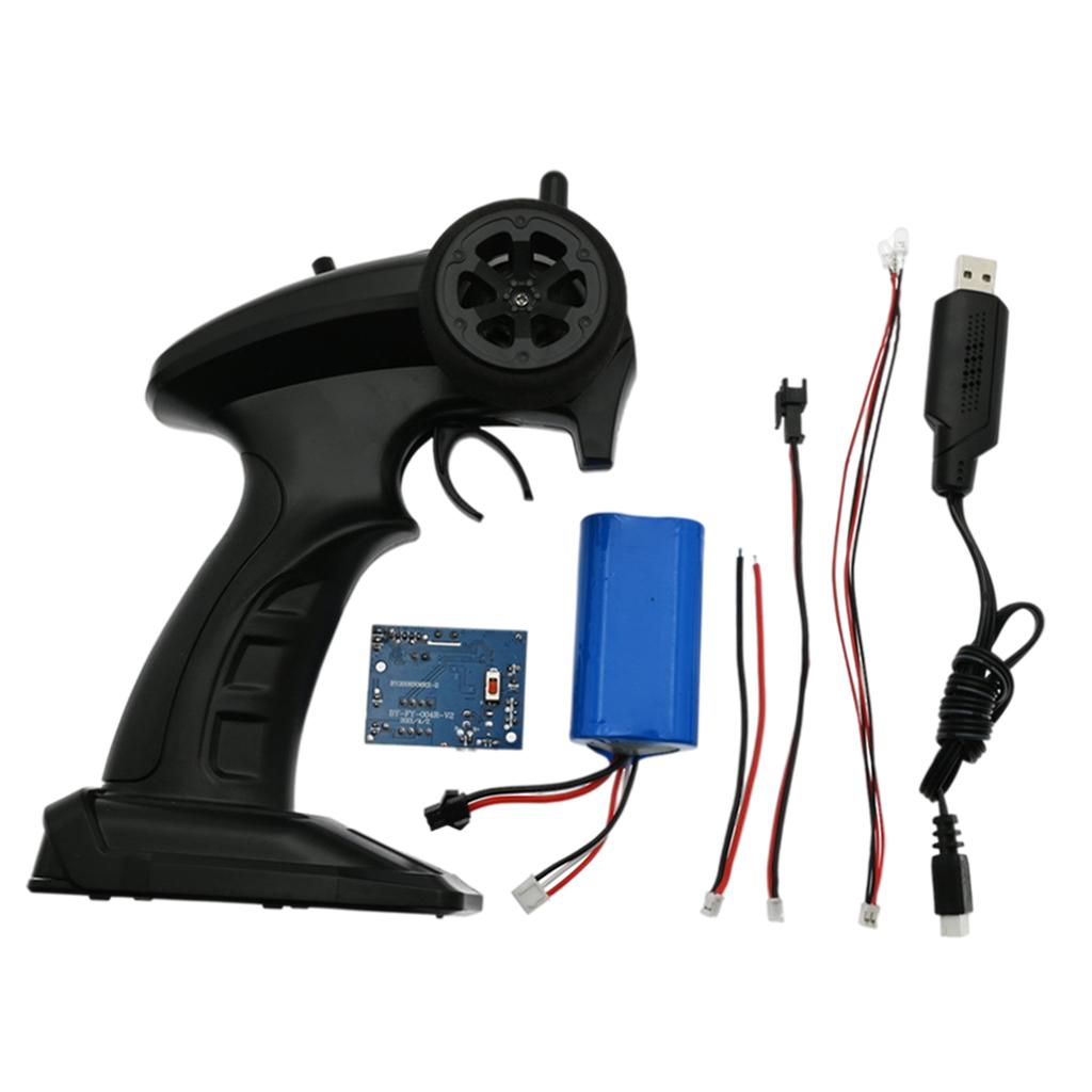 RC Controller 2.4G with Battery for Fy Model Fy001A Fy001B Accessories Replacement ,80‐100M Remote Control Distance Professional