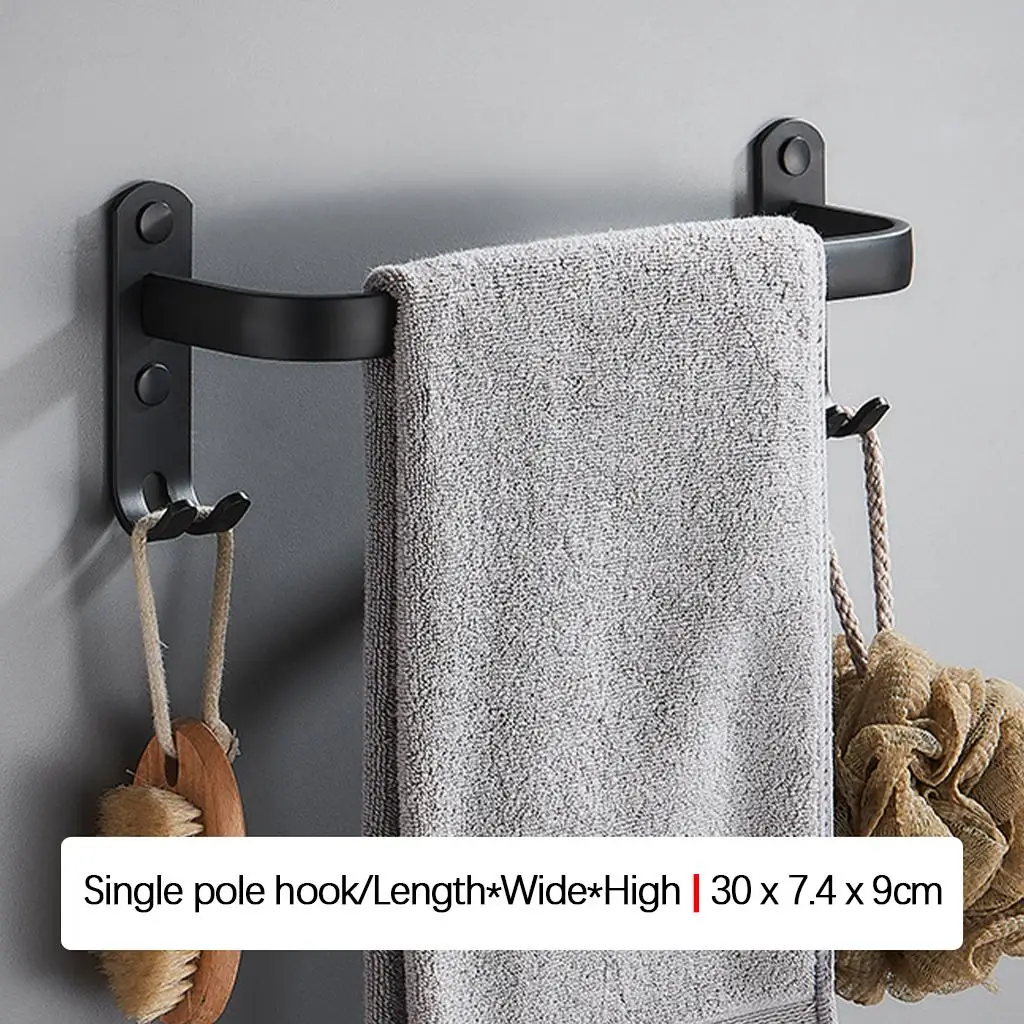 Bathroom Towel Racks, Towel Bar, Aluminum Alloy Bathroom Towel Rack Bathroom Towel Bar Holder