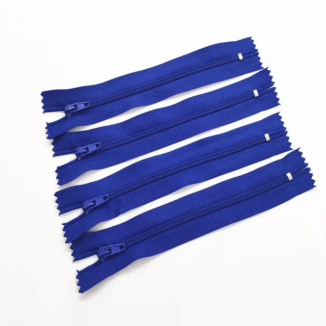 10pcs 12-24 Inch Nylon Coil Zippers Bulk for Sewing Crafts