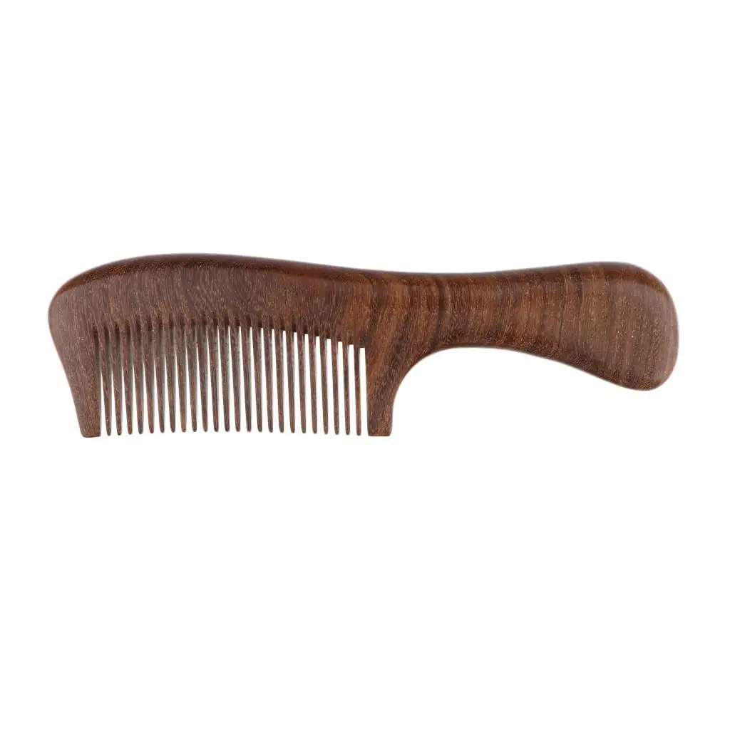 Portable Natural  Fine  Anti Massage Hair Comb Brush with Handle