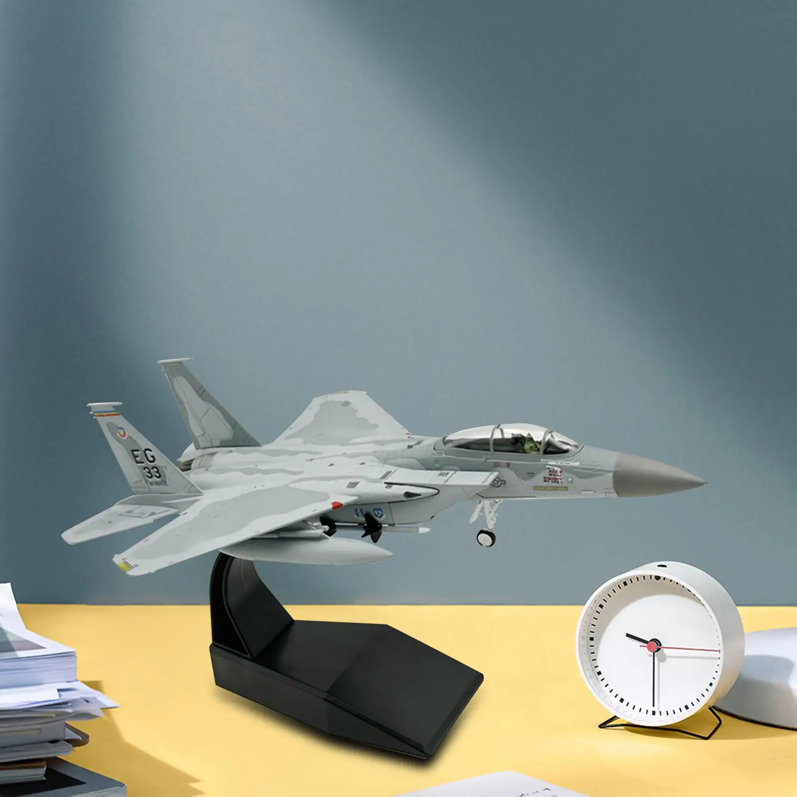 Diecast Plane Model Metal Early Educational Toy Fighter for Collectables Home Decoration Table Decor Gifts Adults Gifts