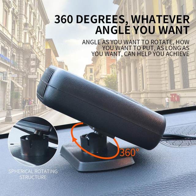 Automotive Warm Air Defogging Machine 12V Line Length 1.55 Meters FOR Car