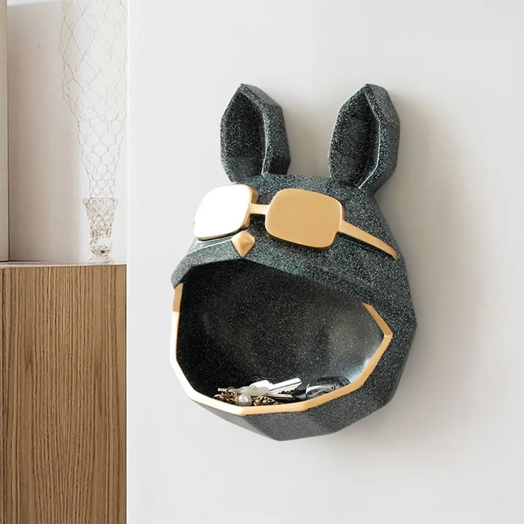 Nordic Big  Storage Bowl Wall-Mounted Animal  Decoration Decorative Wall Decor for Home Decoration Bar Sundries Office