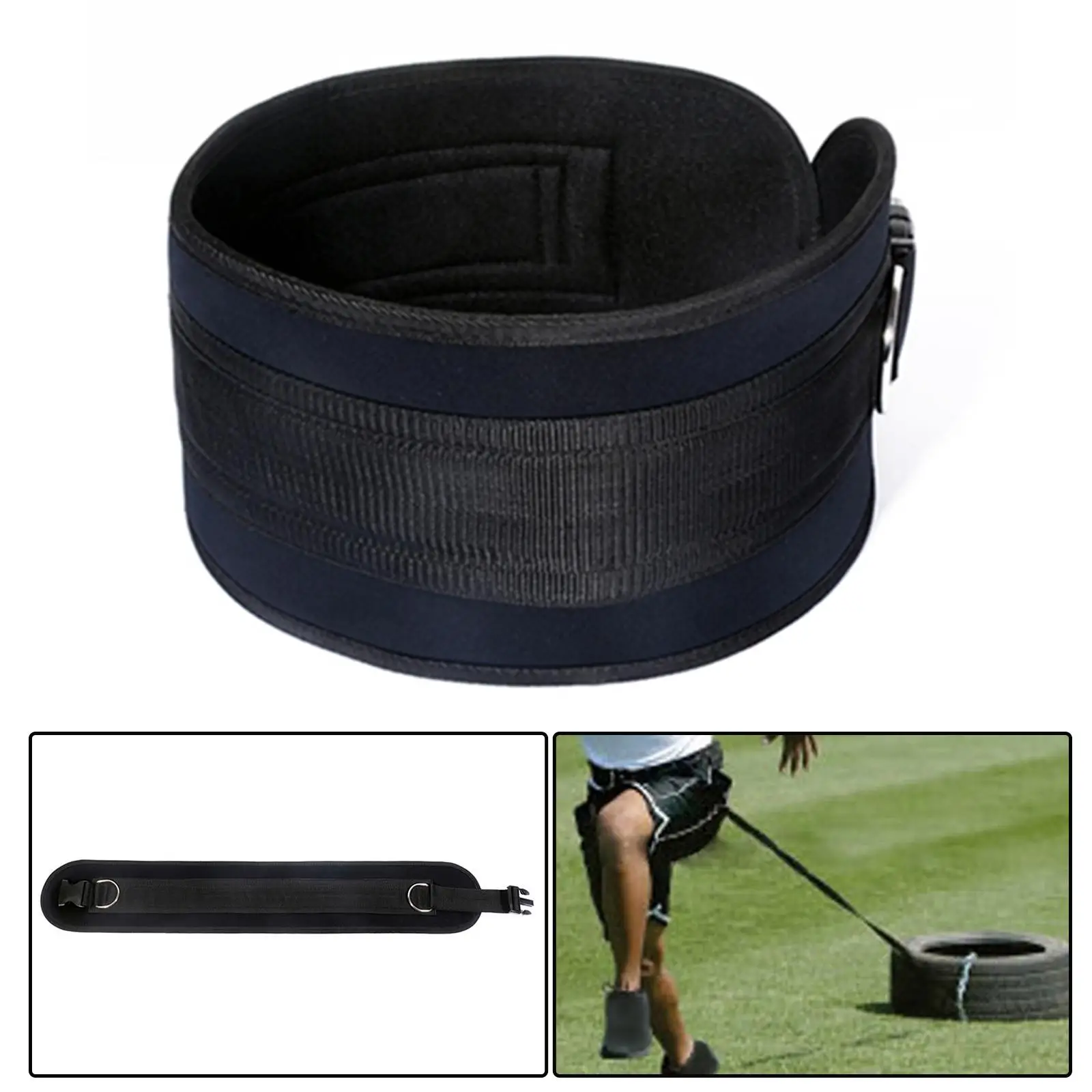 Padded Waist Belt for Pulling Sled Workout Belt Sled Harness