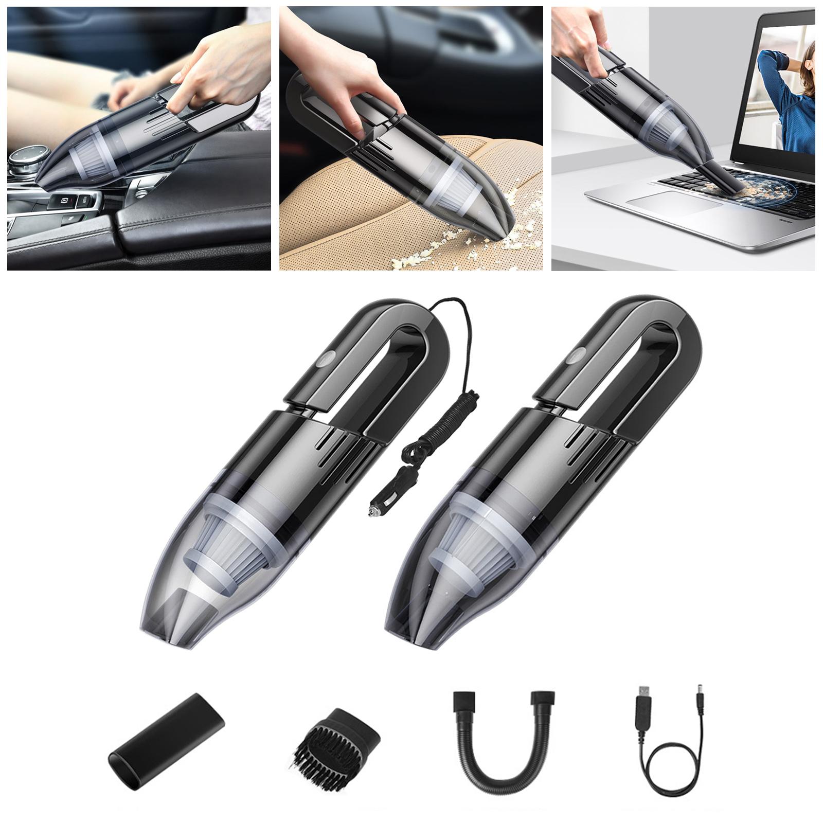 Handheld Car Vacuum Cleaner Car Cleaning Kit 120W High Power Wet and Dry Cleaning for All Vehicles Cleaning Car Interior