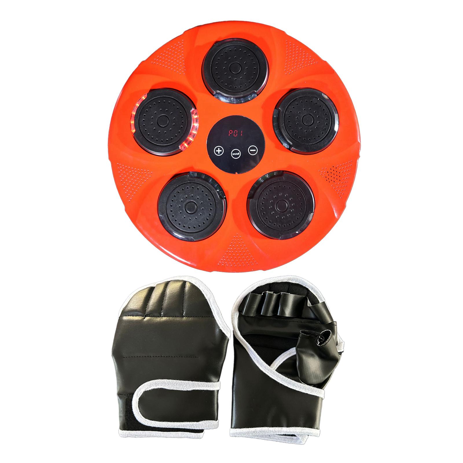 Music Boxing Machine Electronic Boxing Wall Target Musical Boxing Plate for Improves Speed Workout Home Gym Fitness