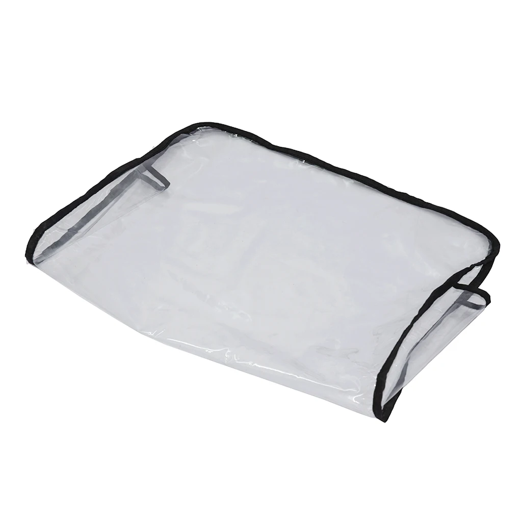 Plastic Cover for Back  Hairdressing Hair Salons 48x43cm, PVC Clear