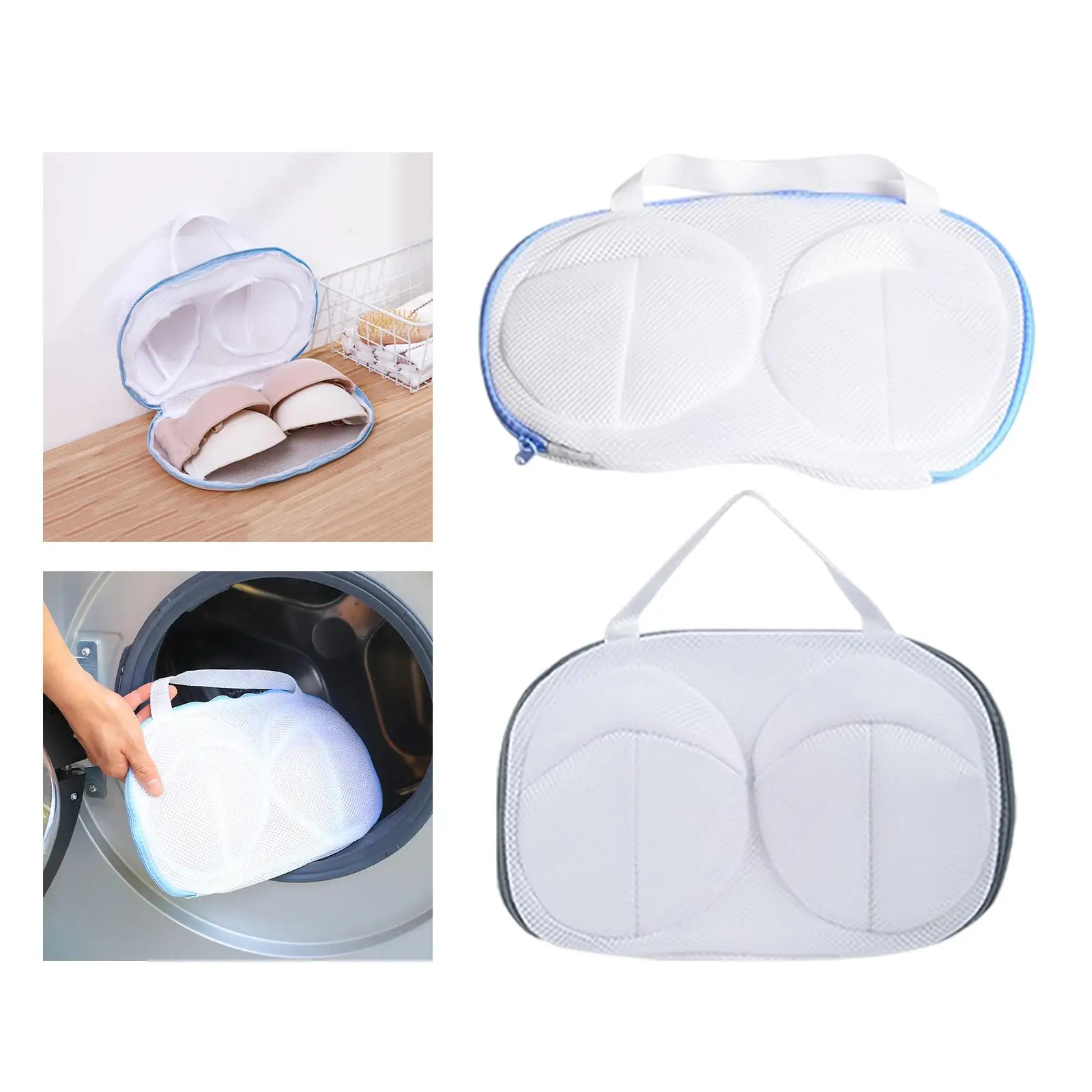 Bra Washing Bag, for Washing Machine for Underwear Fine Mesh for Air Drying & Hanging Durable for Travel Bra Net Washing Bag