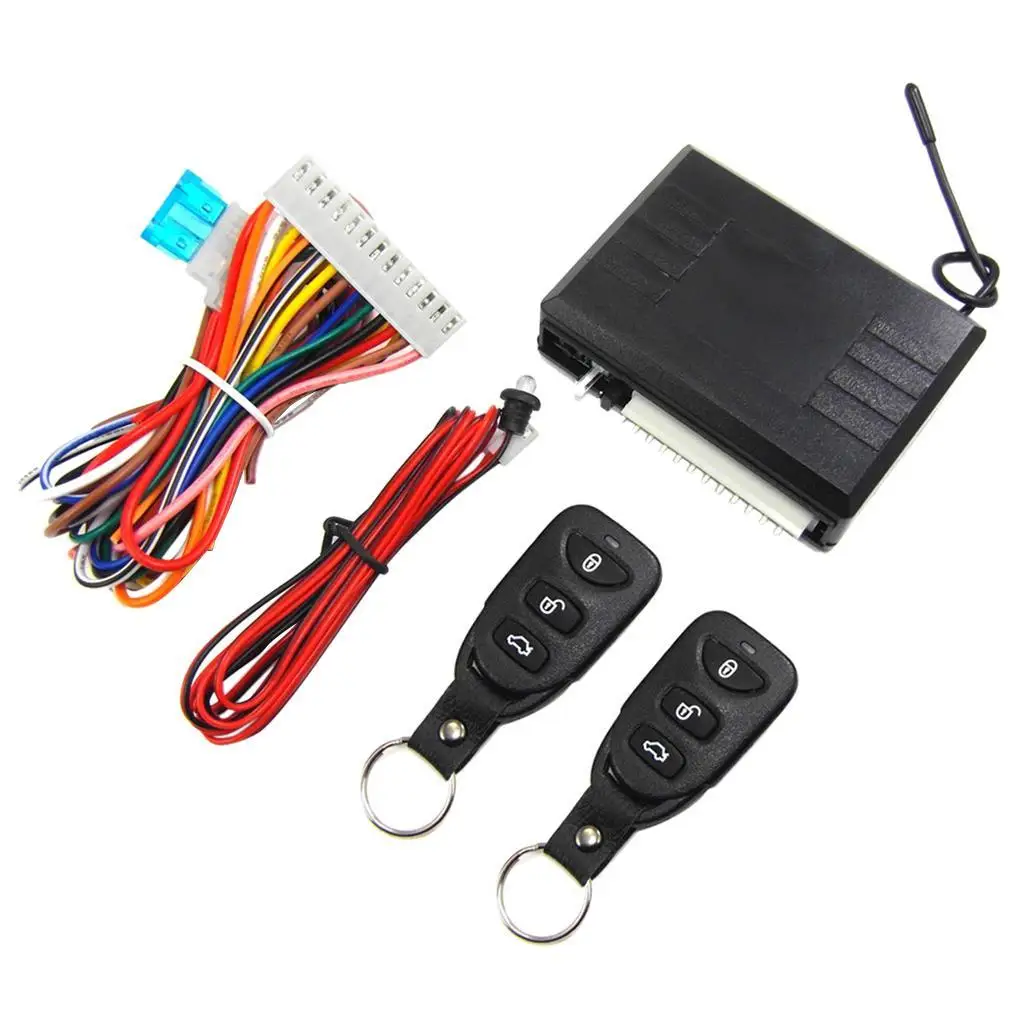 Keyless Entry System & Trunk  Release with Two 3-Button Remotes