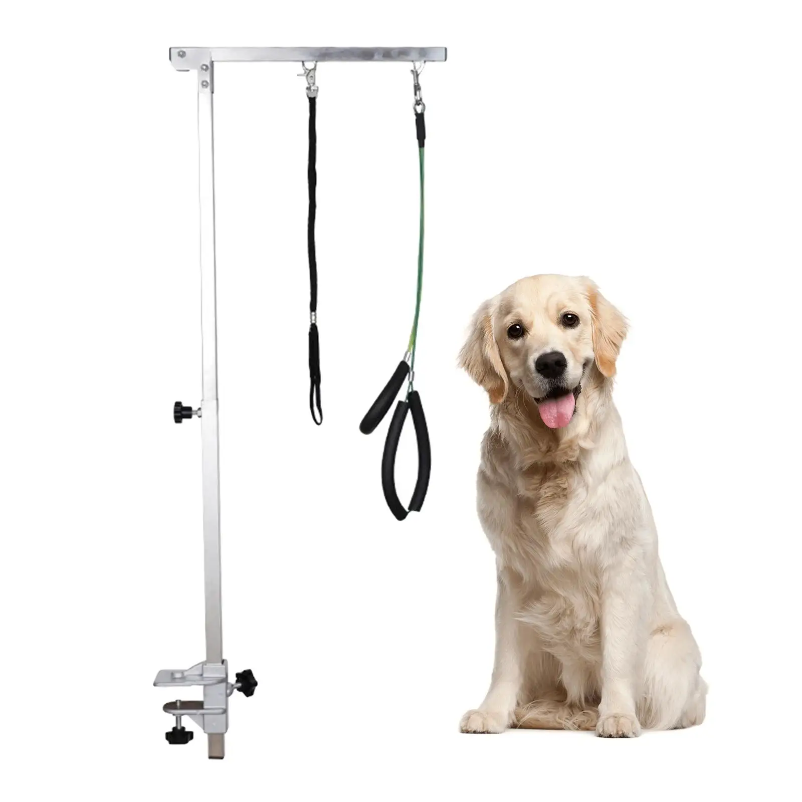 Grooming Table Bracket Pet Dog Grooming Table Bracket Arm Adjustable with Clamps Portable