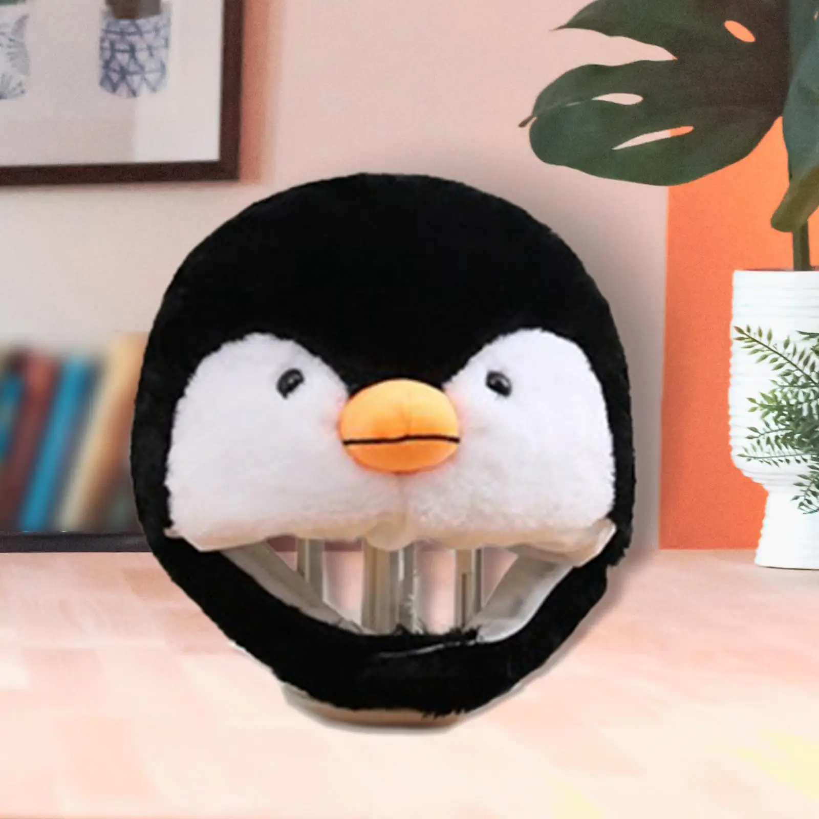 Fashion Penguin Plush Hat Ski Hat Warm Soft Beanie for Winter Christmas Kids