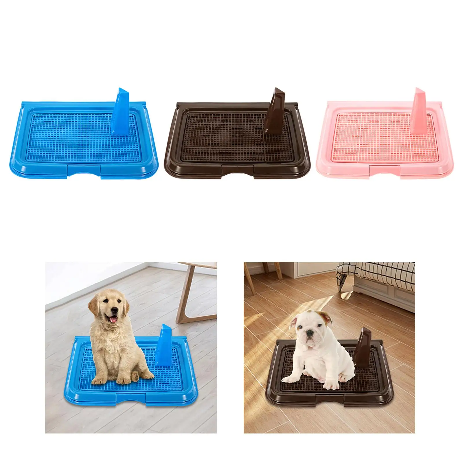 Dogs Toilet Training Potty Tray Pee Pad Holder Bedpan Rabbit Dog Potty Tray