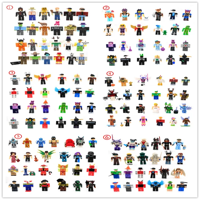 Blocos De Construção Boneca Q Versão Dos Legends Conjunto Completo De  Criança Brinquedos Mundo Virtual Roblox De $90,13