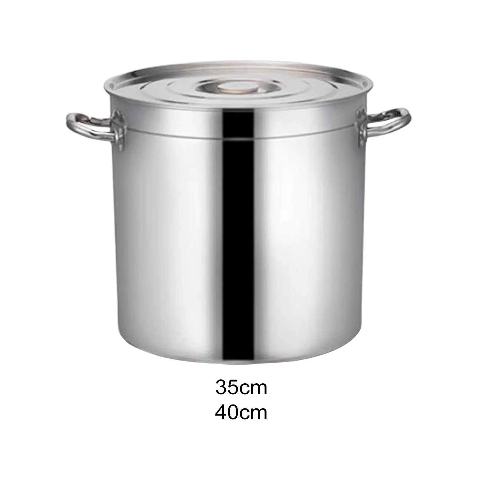 Stainless Steel Cookware Stockpot with Lid Multifunctional for Commercial