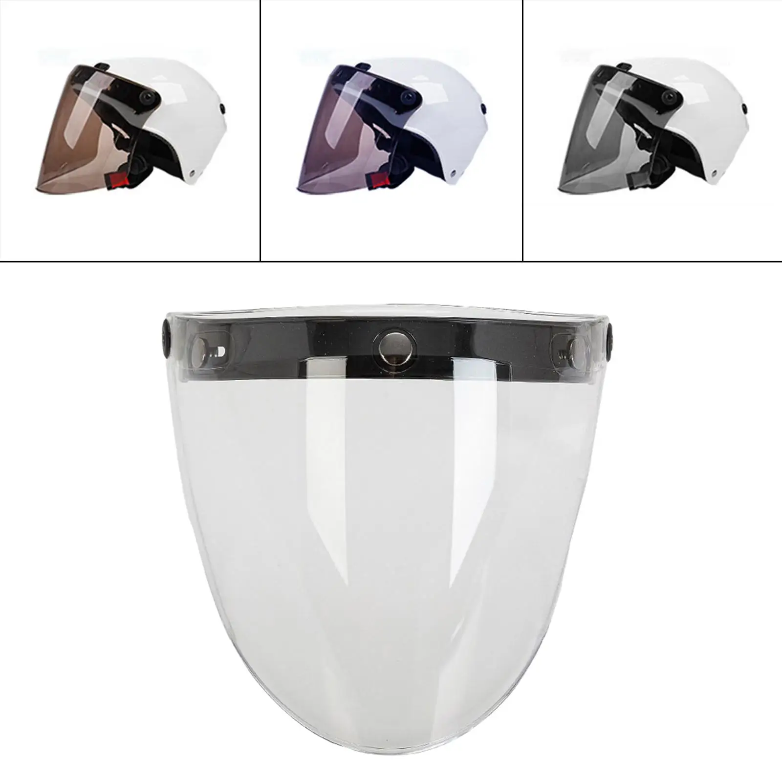 Motorcycle s Visor   up High Strength PC Lens Face 