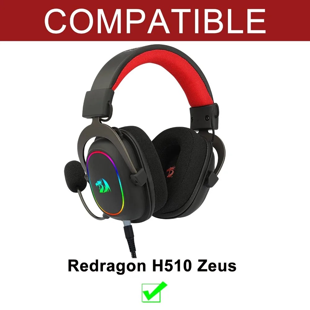 Nylon Braided OFC Replacement USB A 7.1 Surround Sound Cable Extension Cord For Redragon H510 Zeus Wired Gaming Headsets