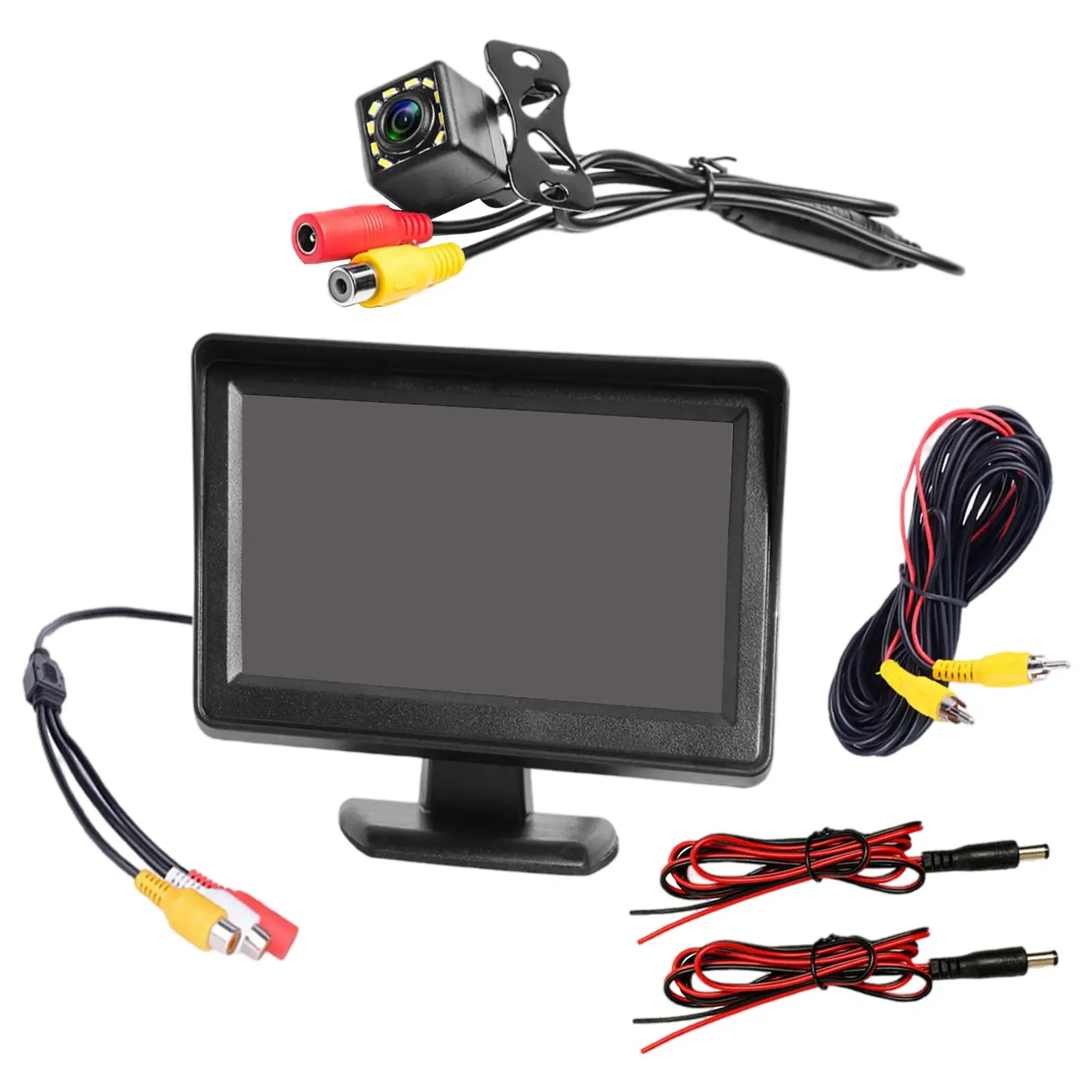 Rear View Monitor Screen 4.3 inch Waterproof for Parking SUV Car Owner