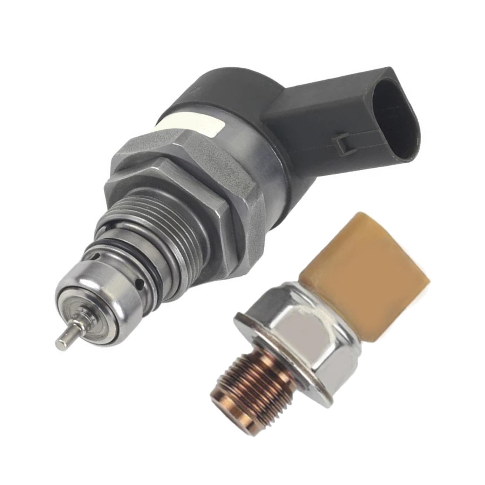 Fuel Rail Pressure Sensor Durable Diesel Fuel Pressure Regulator for Audi A3 A4 A5 A6 Q5 2.0 3.0 Tdi