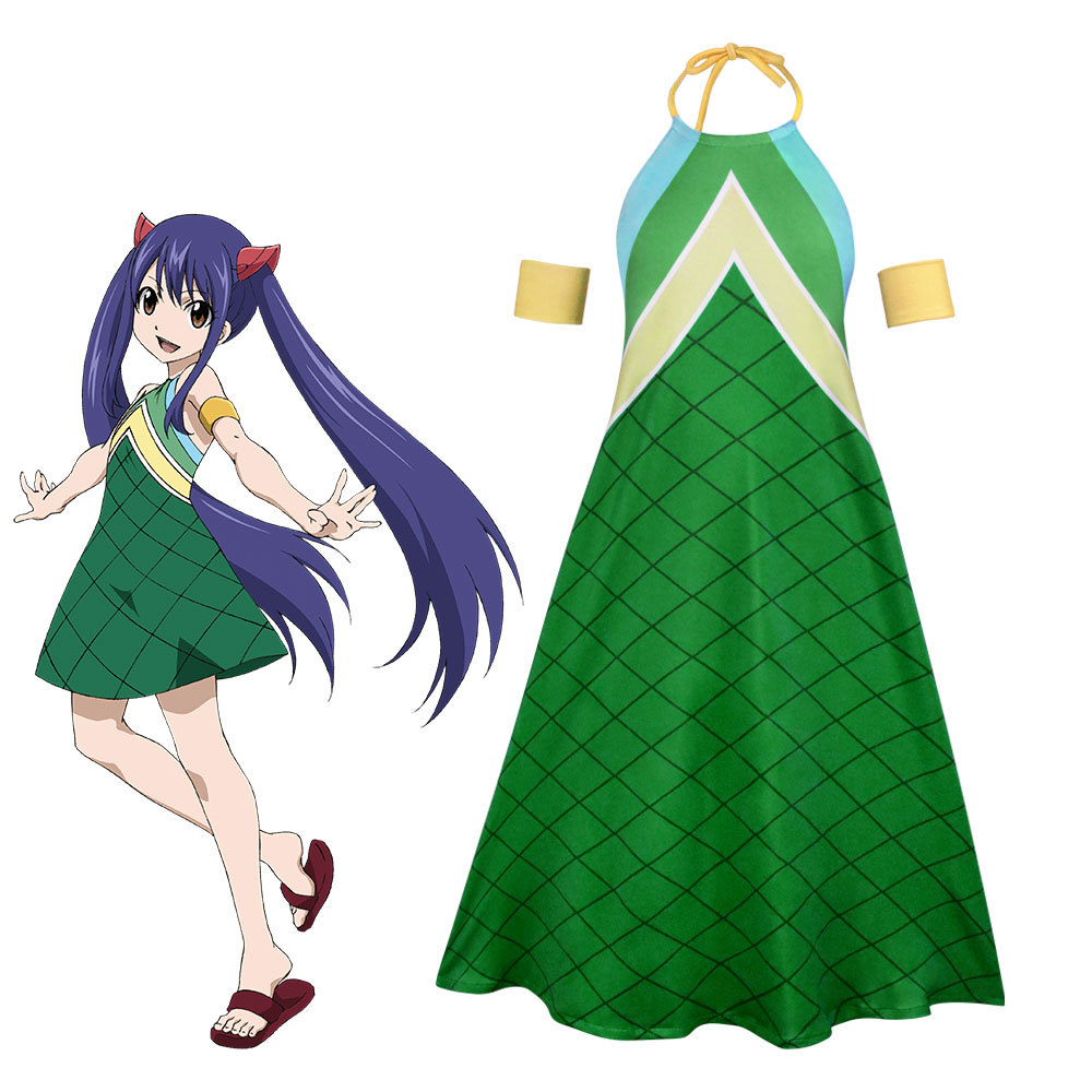 wendy marvell green dress 🏴‍☠️ Fairy Tail: pantsize-30
