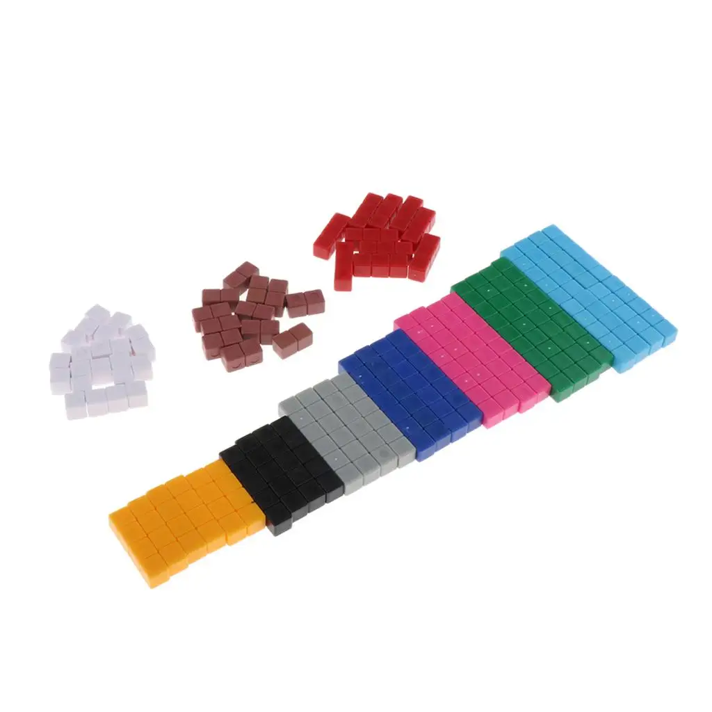 Mathematical Cognitive Colored Building Blocks Game Cute 