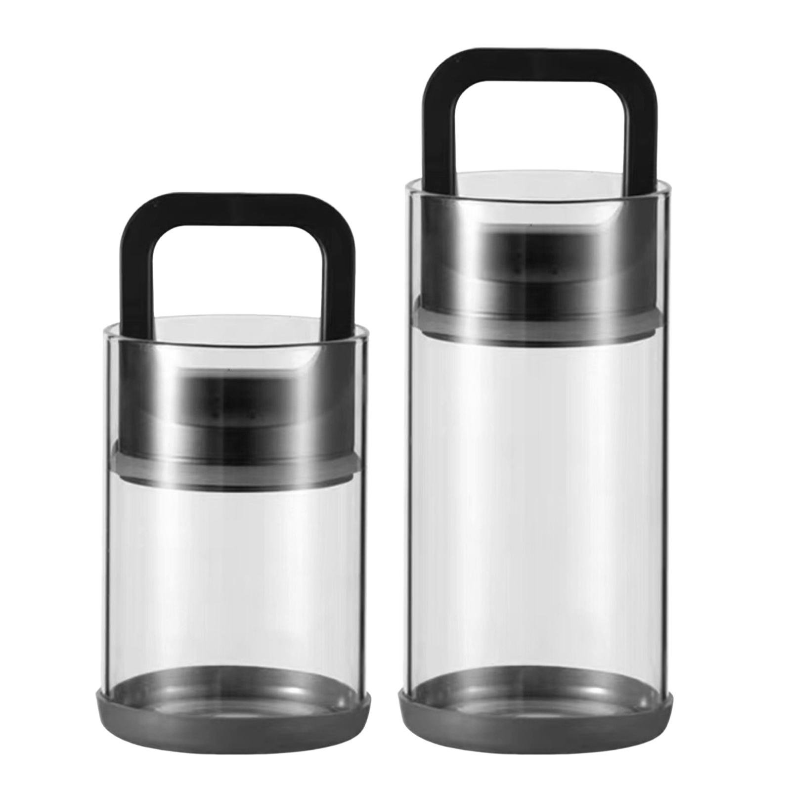 Vacuum Storage Jars Kitchen Tea Container Glass Storage Container Airtight Coffee Storage Tank Coffee Container