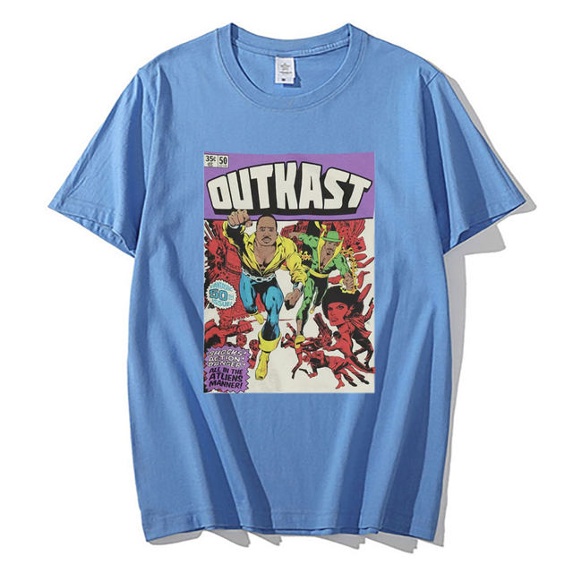 OutKast x Feature Aquemini World Tour 2016 Rap Tee authentic T-Shirt Double Sided