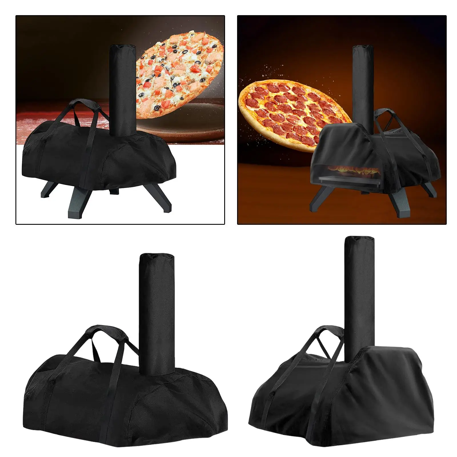 Outdoor Pizza Oven Cover Fittings Dustproof Waterproof Durable Portable Supply for Household Camping Traveling RV Trip