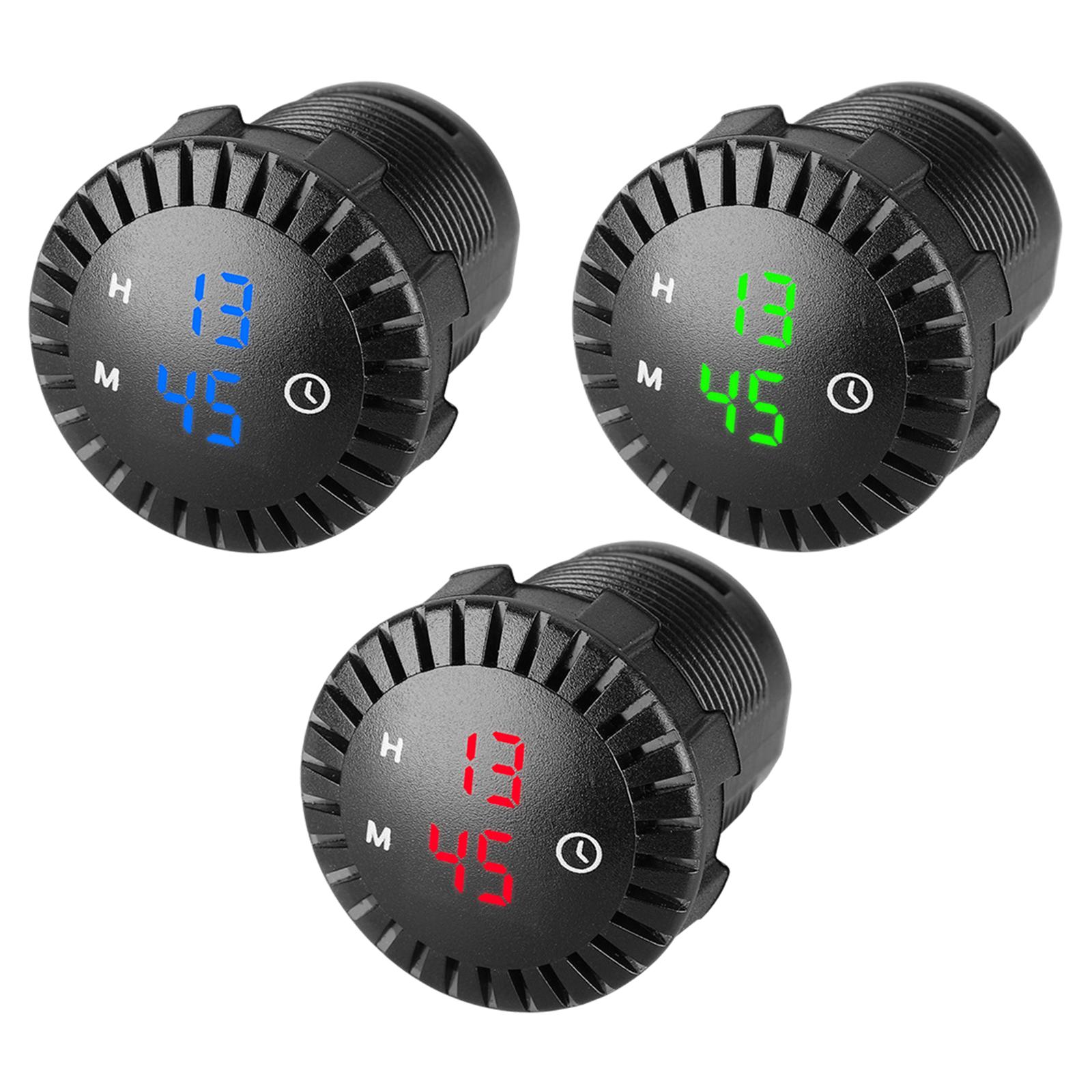 12V/24V Touch Digital Clock 24 Hours High for Car