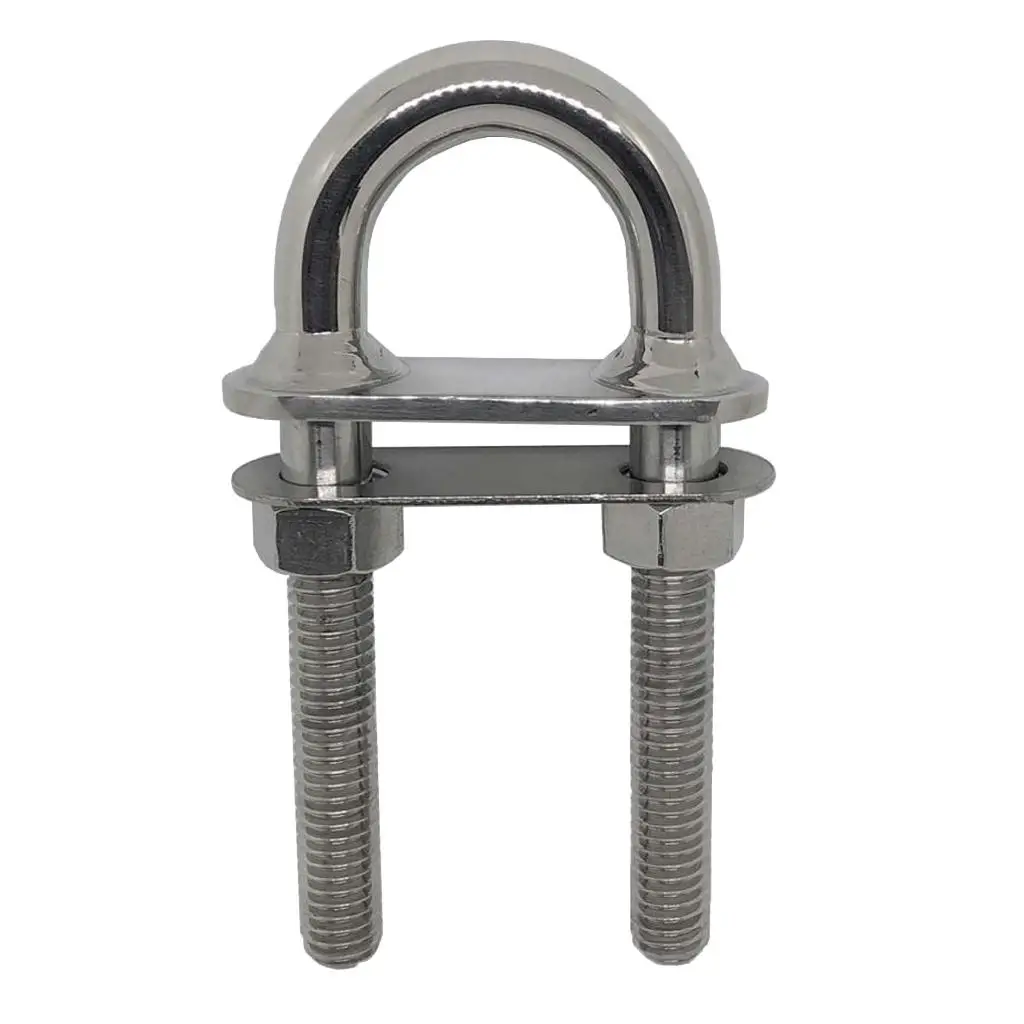 3X Corrosion-resistant U-  hardware made of 316 stainless steel 126  25 